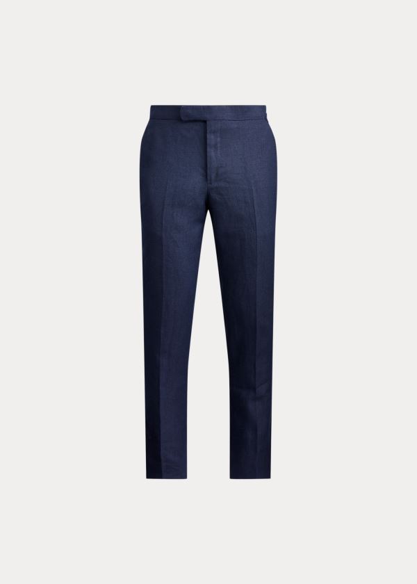 Men's Polo Ralph Lauren Linen Trousers | 028735SEC